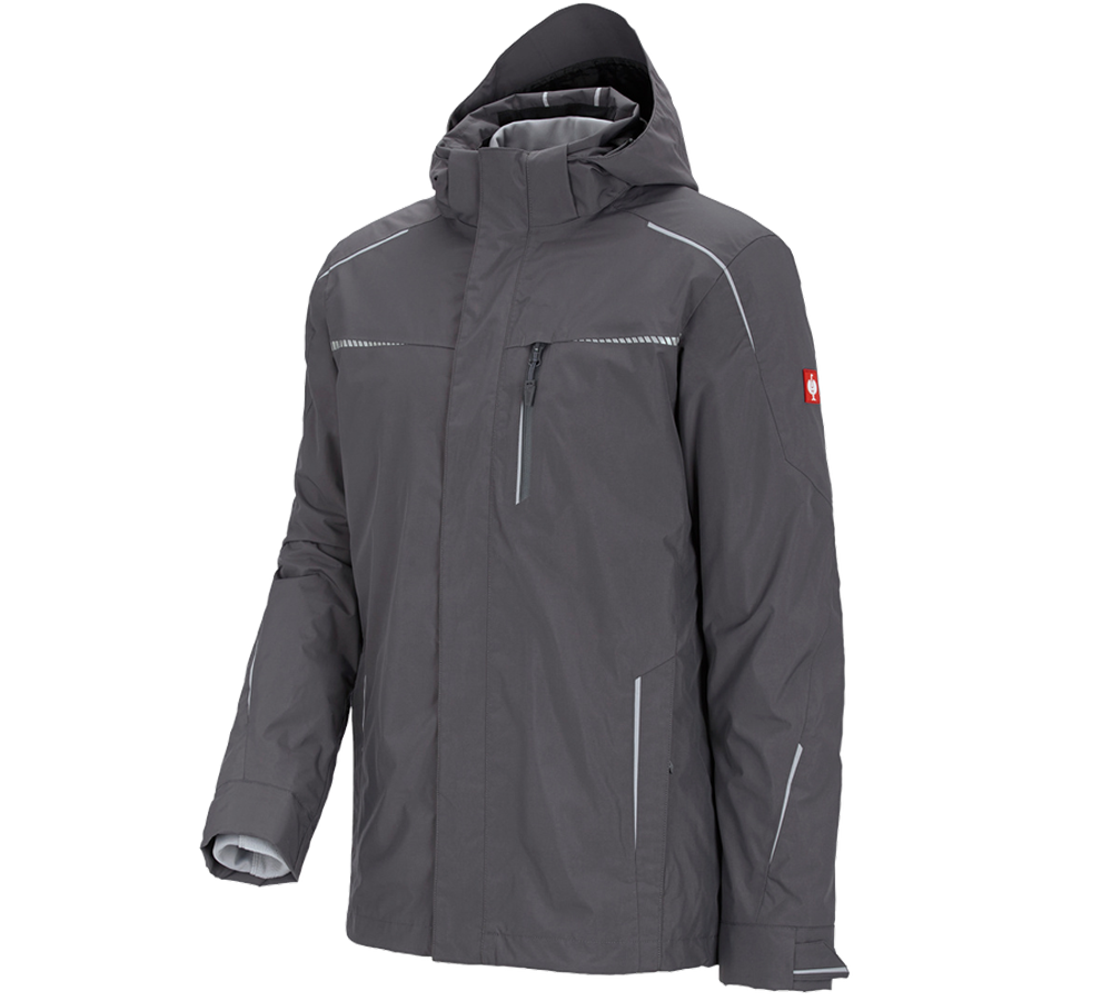 Primary image 3 in 1 functional jacket e.s.motion 2020, men's anthracite/platinum