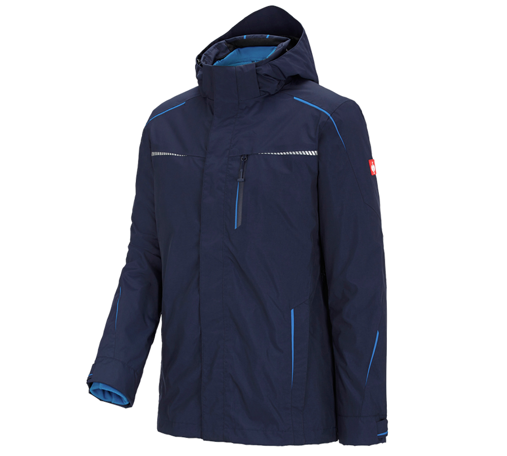 Primary image 3 in 1 functional jacket e.s.motion 2020, men's navy/atoll