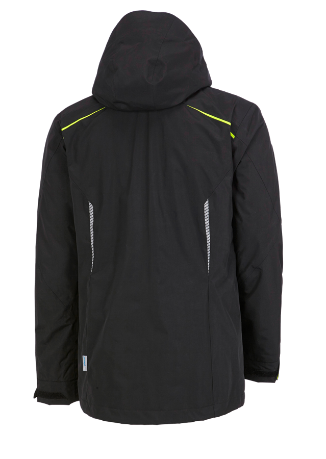 Secondary image 3 in 1 functional jacket e.s.motion 2020, men's black/high-vis yellow/high-vis orange