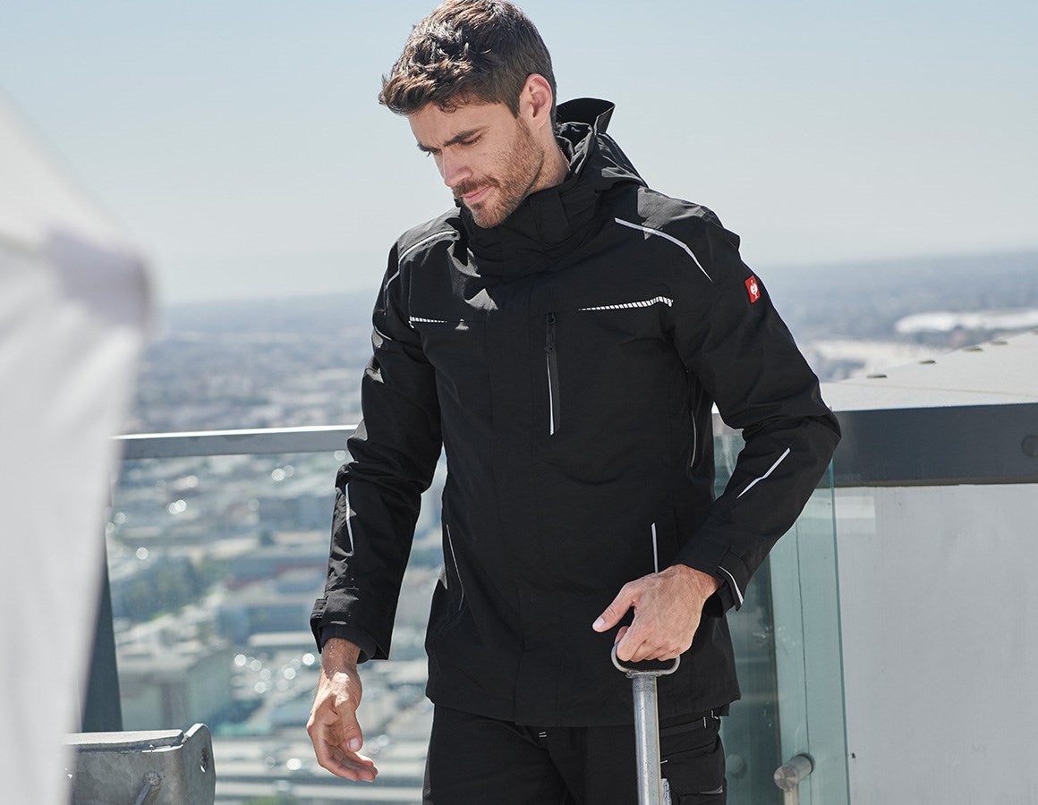 Main action image 3 in 1 functional jacket e.s.motion 2020, men's black/platinum