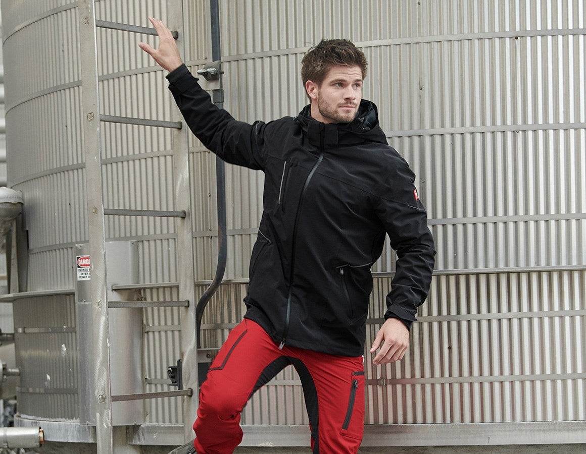 Main action image 3 in 1 functional jacket e.s.vision, men's black