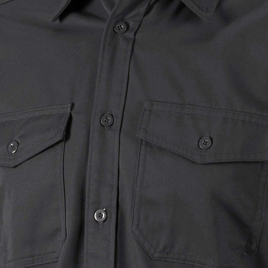 Detailed image Work shirt e.s.classic, long sleeve black