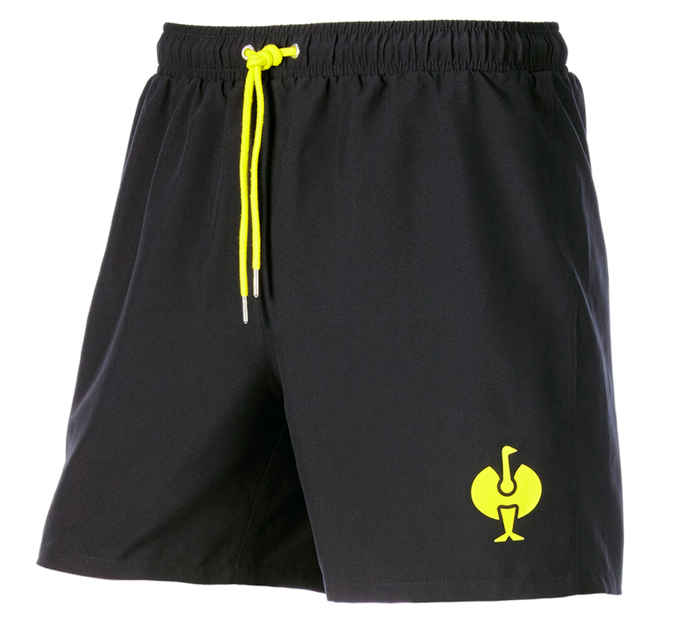Primary image Bathing shorts e.s.trail black/acid yellow