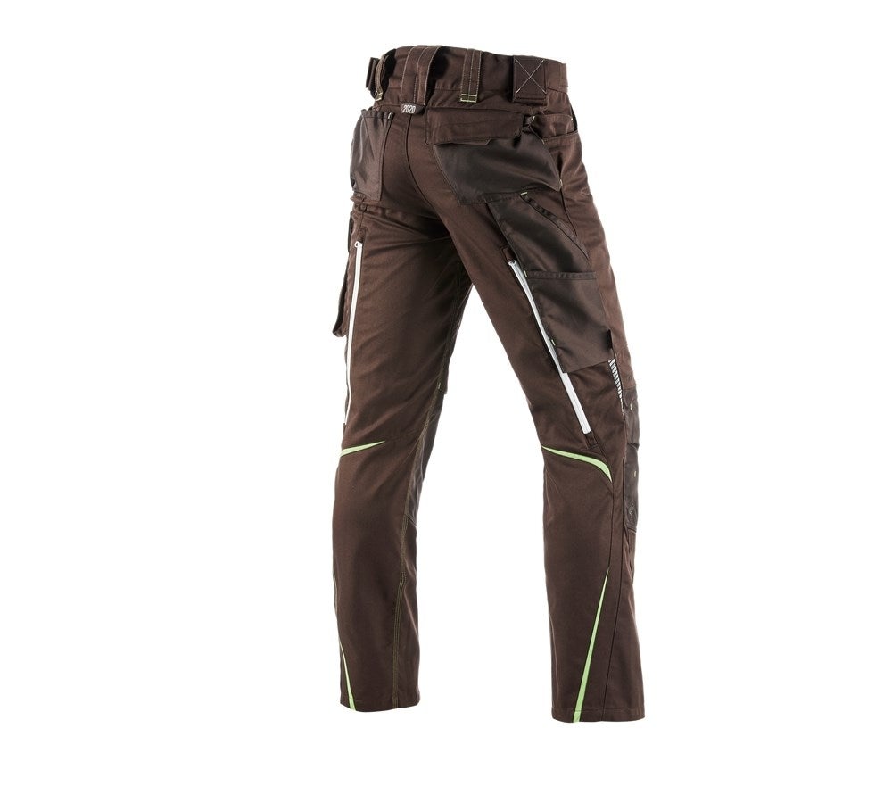 Secondary image Trousers e.s.motion 2020 chestnut/seagreen