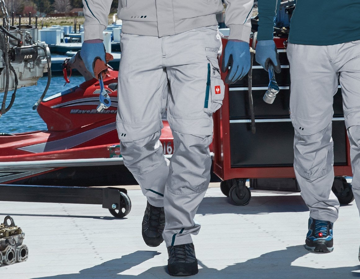 Main action image Trousers e.s.motion 2020 platinum/seablue