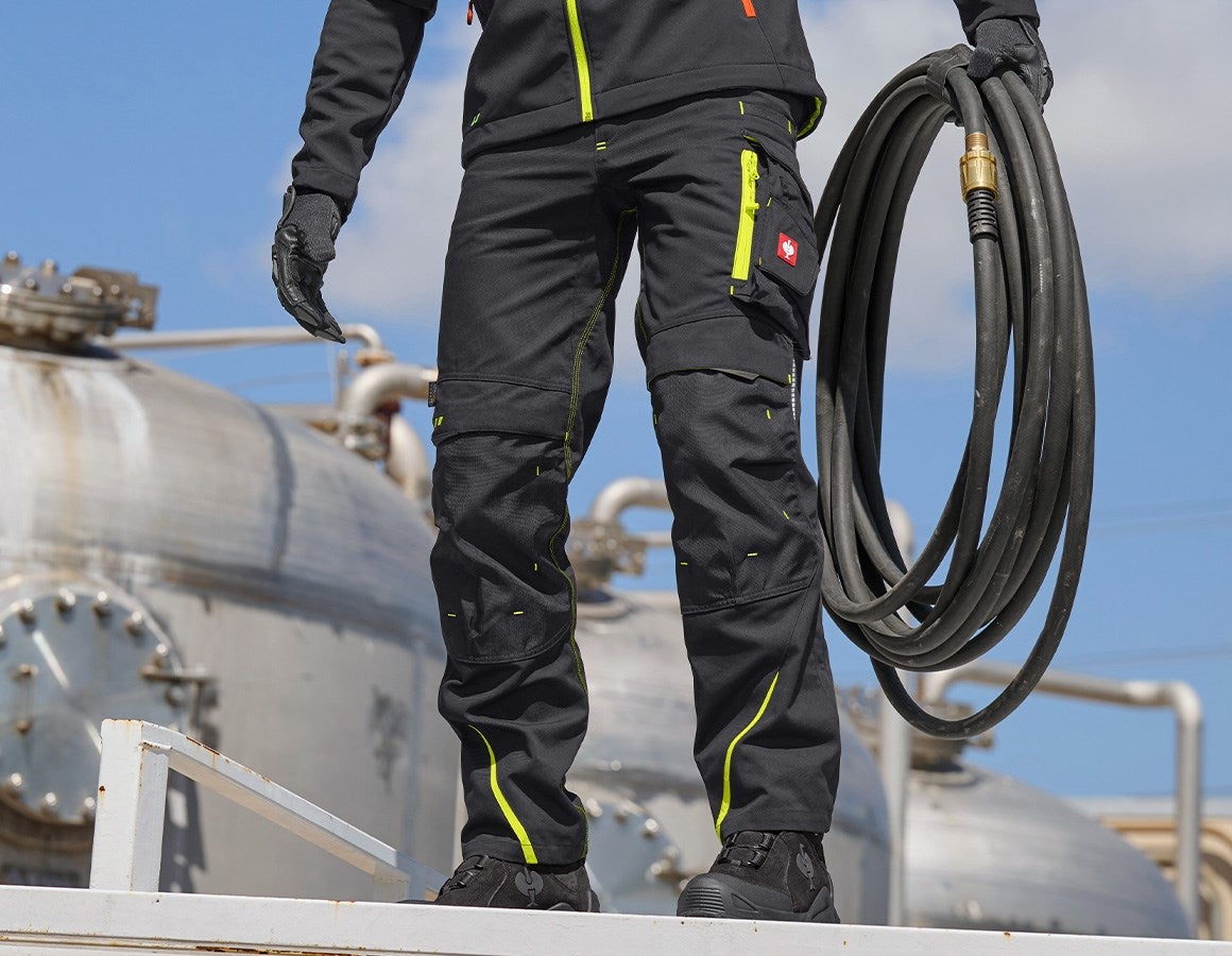 Additional image 4 Trousers e.s.motion 2020 black/high-vis yellow/high-vis orange