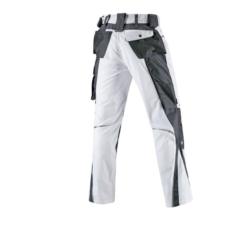 Secondary image Trousers e.s.motion Winter white/grey