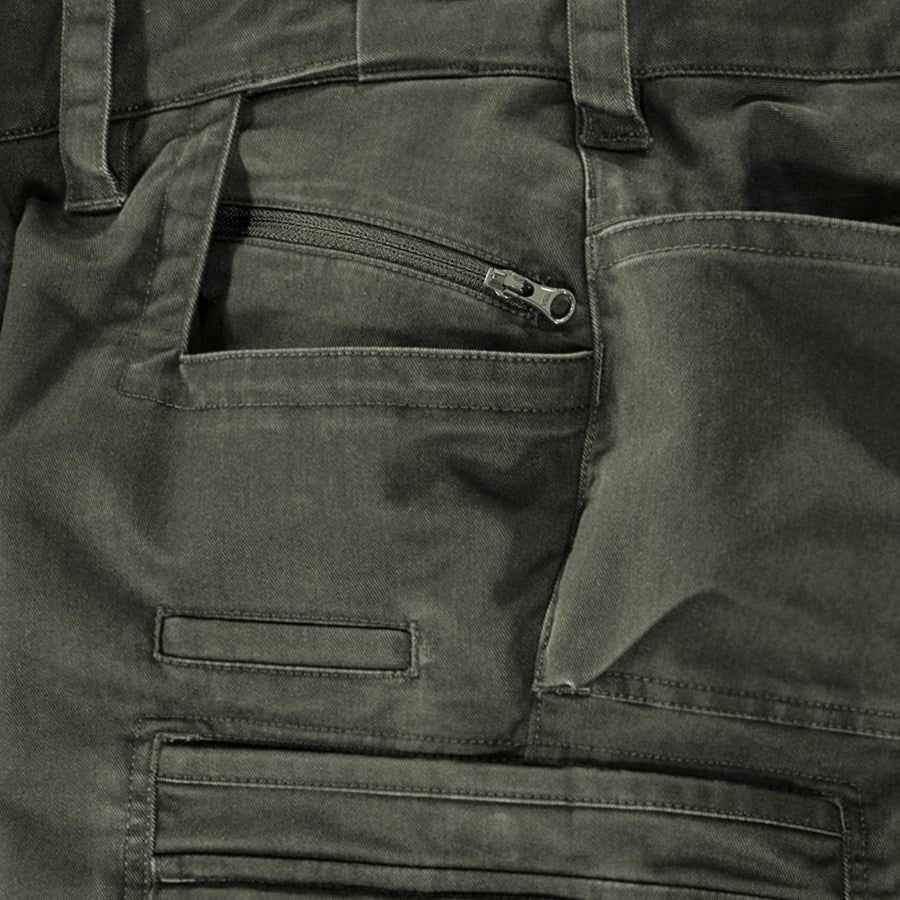 Detailed image Trousers e.s.motion ten disguisegreen