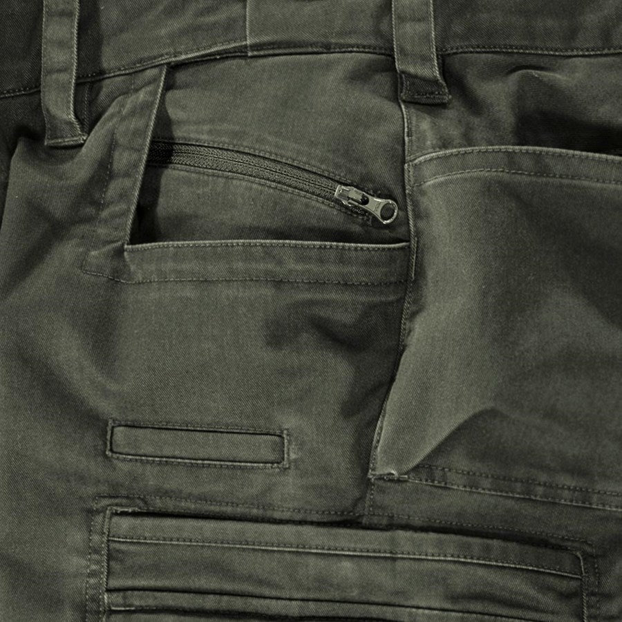 Detailed image Trousers e.s.motion ten, ladies' disguisegreen