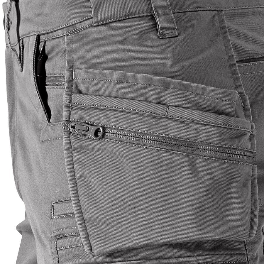 Detailed image Trousers e.s.motion ten tool-pouch granite