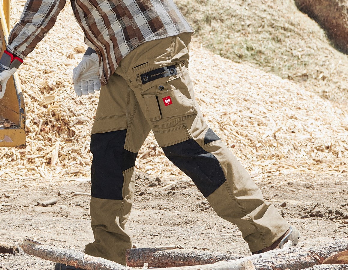 Main action image Trousers e.s.roughtough walnut