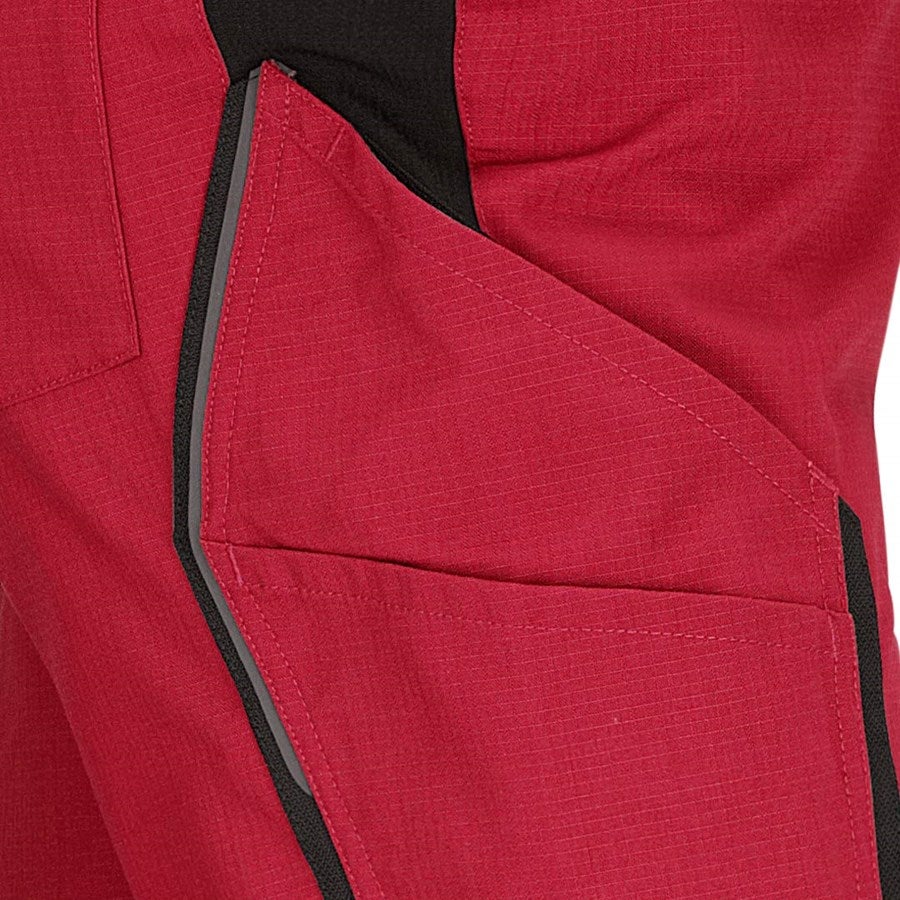 Detailed image Trousers e.s.vision, men's red/black