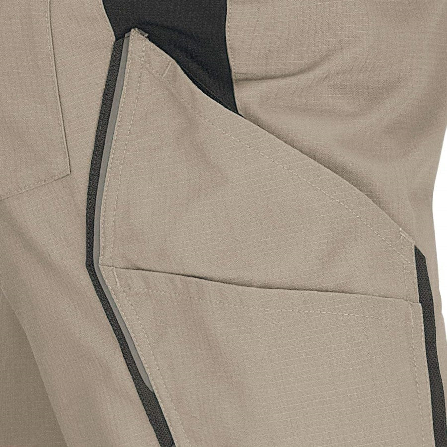 Detailed image Trousers e.s.vision, men's clay/black