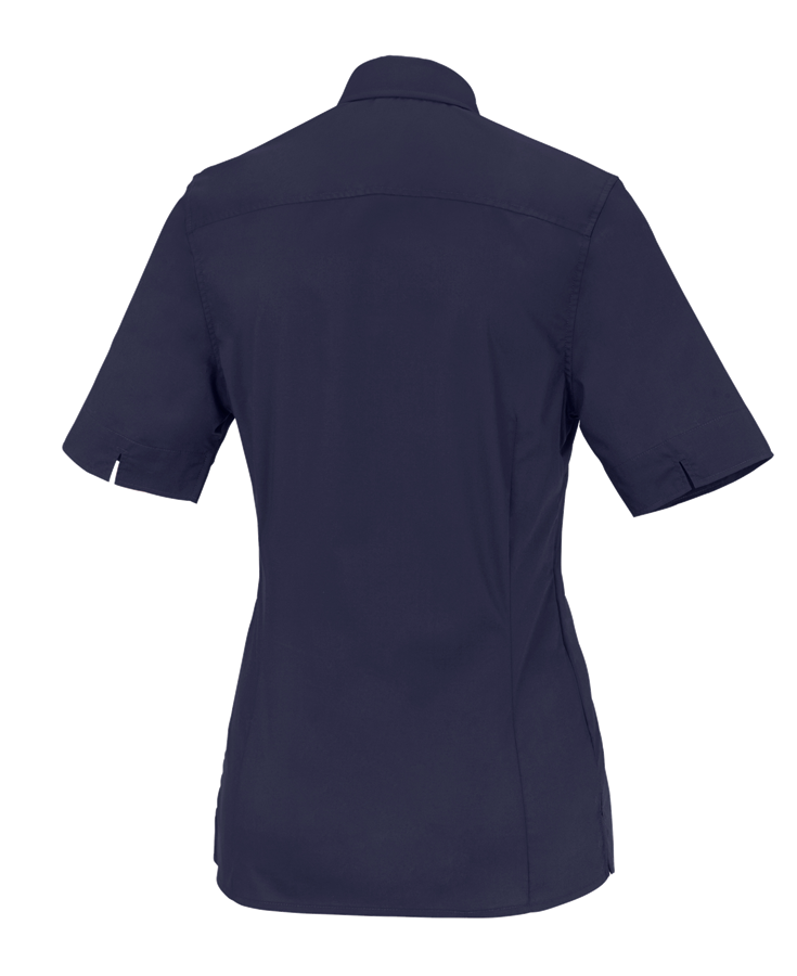 Secondary image Business blouse e.s.comfort, short sleeved navy