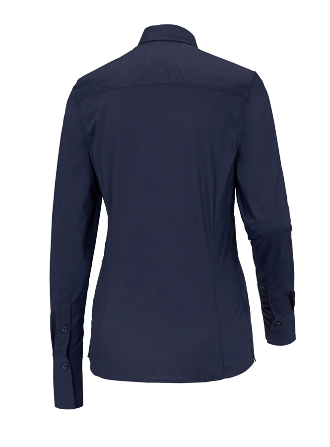 Secondary image Business blouse e.s.comfort, long sleeved navy