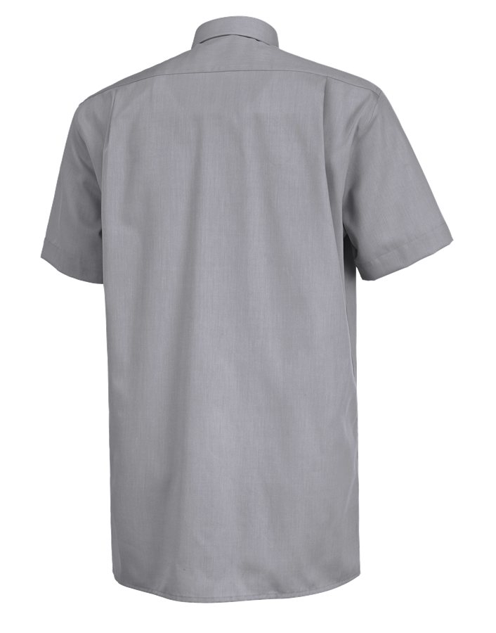 Secondary image Business shirt e.s.comfort, short sleeved grey melange