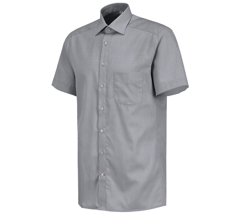 Primary image Business shirt e.s.comfort, short sleeved grey melange
