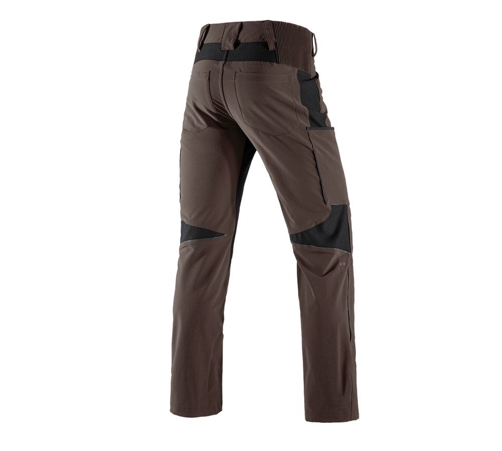 Secondary image Cargo trousers e.s.vision stretch, men's chestnut/black