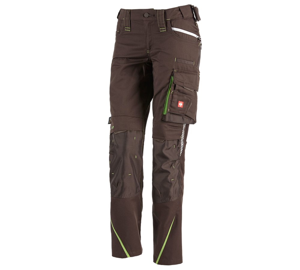 Primary image Ladies' trousers e.s.motion 2020 chestnut/seagreen