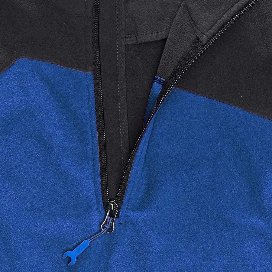 Detailed image Fleece troyer e.s.motion 2020, ladies' gentianblue/graphite