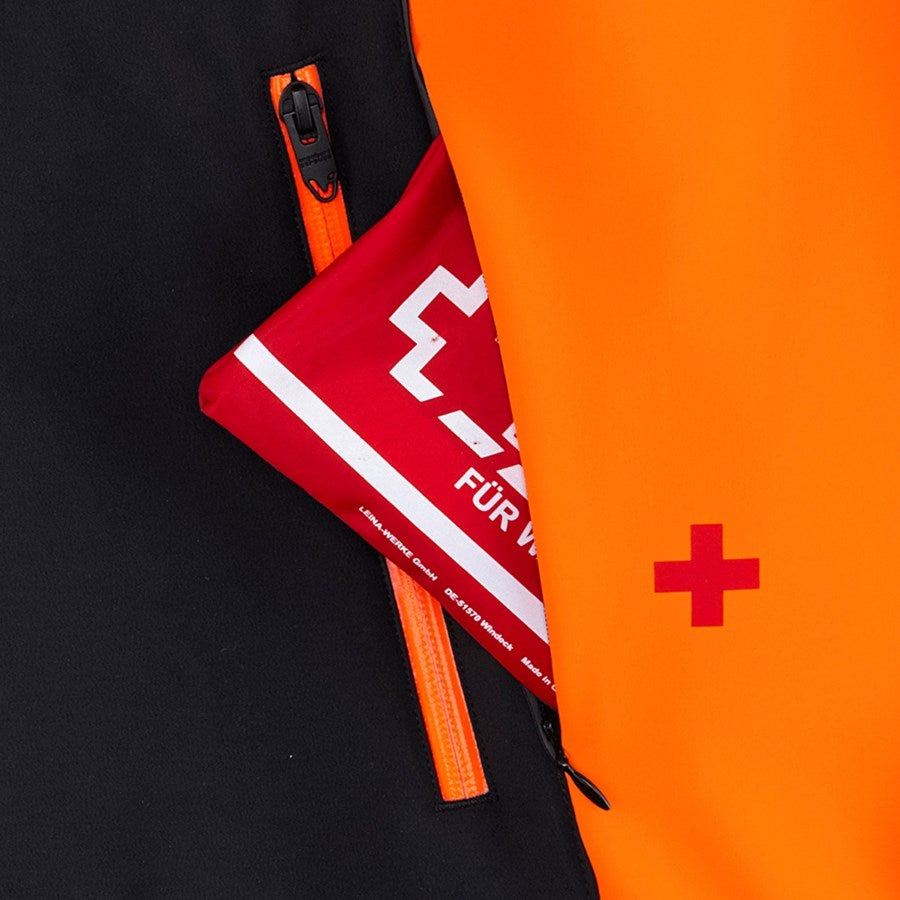 Detailed image Forestry jacket e.s.vision summer high-vis orange/black
