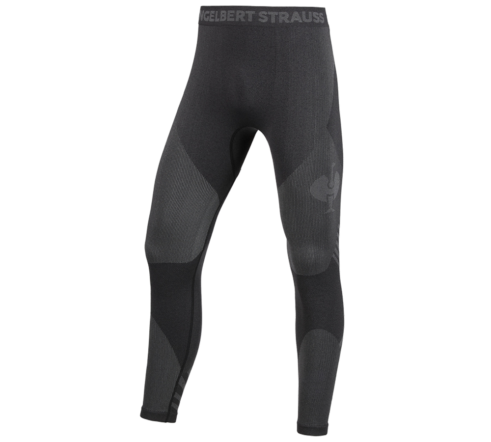 Primary image Functional long-pants e.s.trail seamless-warm black/basaltgrey