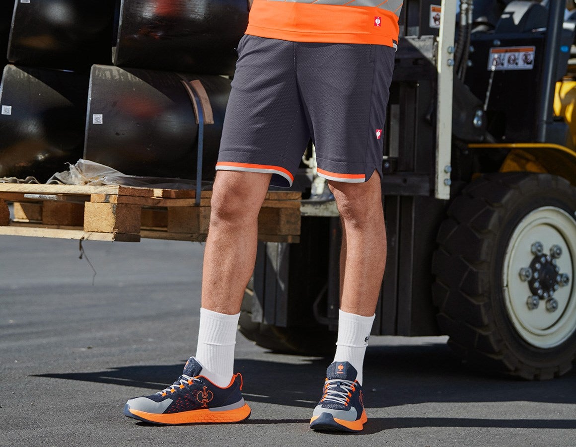 Main action image Functional shorts e.s.ambition navy/high-vis orange