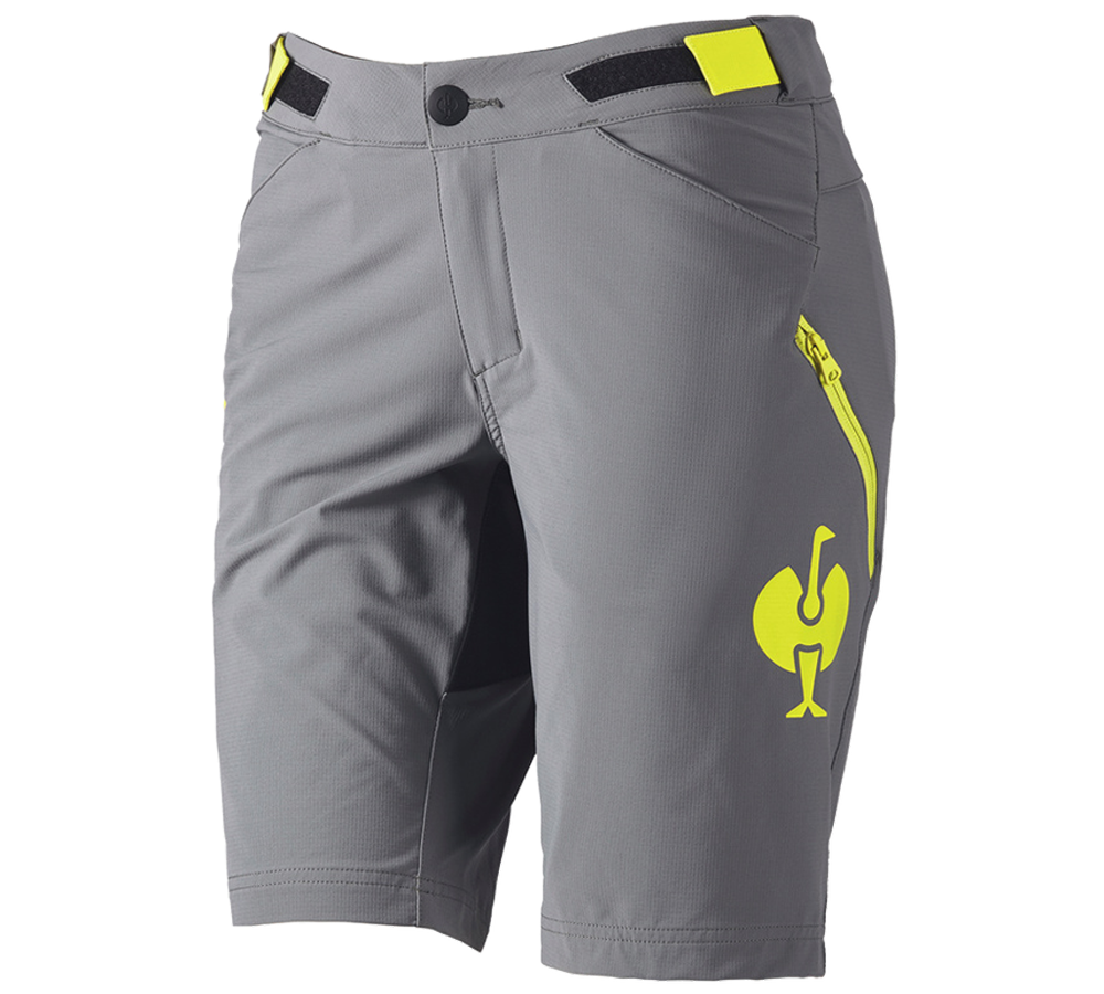 Primary image Functional shorts e.s.trail, ladies' basaltgrey/acid yellow