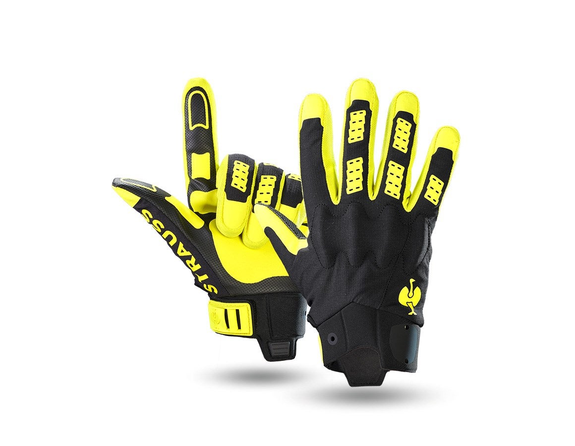 Primary image Gloves e.s.trail allseason black/acid yellow