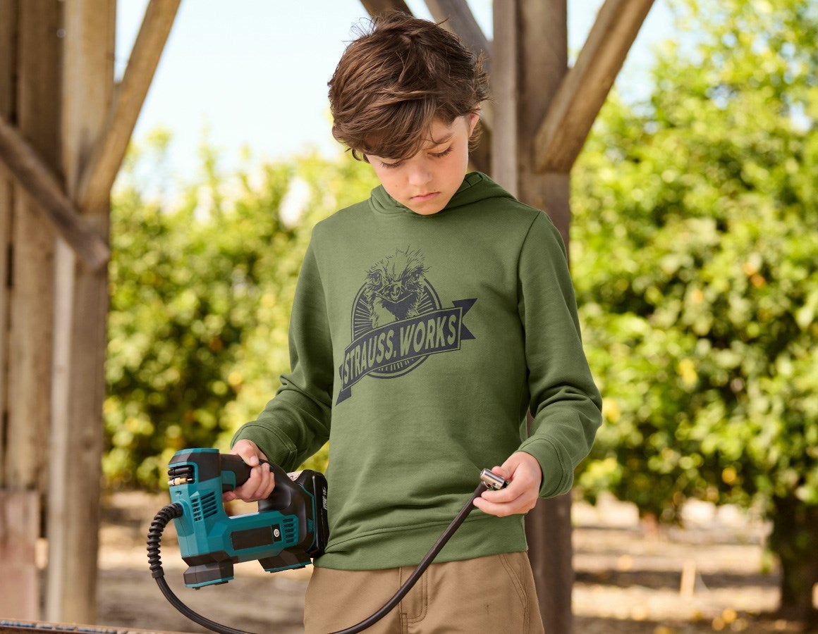 Main action image Hoody sweatshirt e.s.iconic works, children's mountaingreen