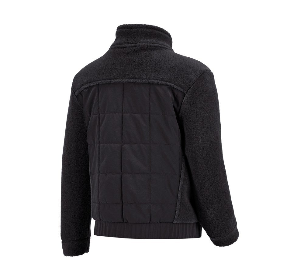 Secondary image Hybrid fleece jacket e.s.concrete, children's black