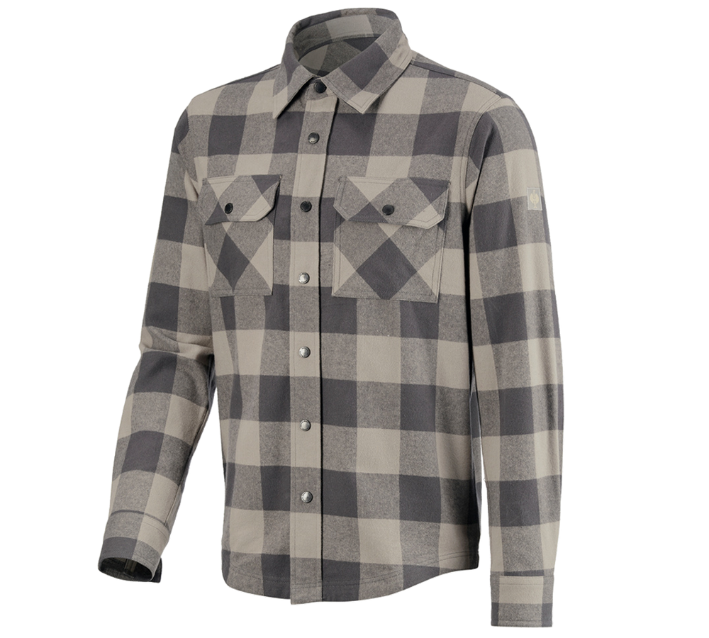 Primary image Check shirt e.s.iconic dolphingrey/carbongrey