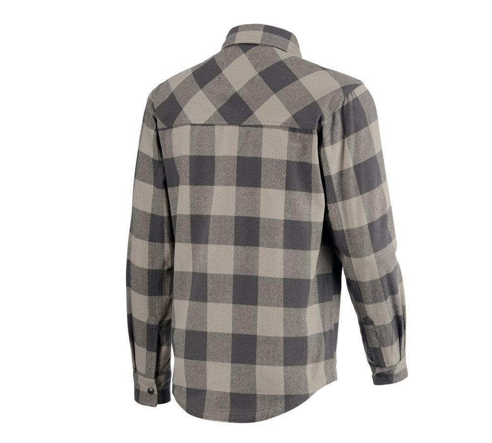 Secondary image Check shirt e.s.iconic dolphingrey/carbongrey