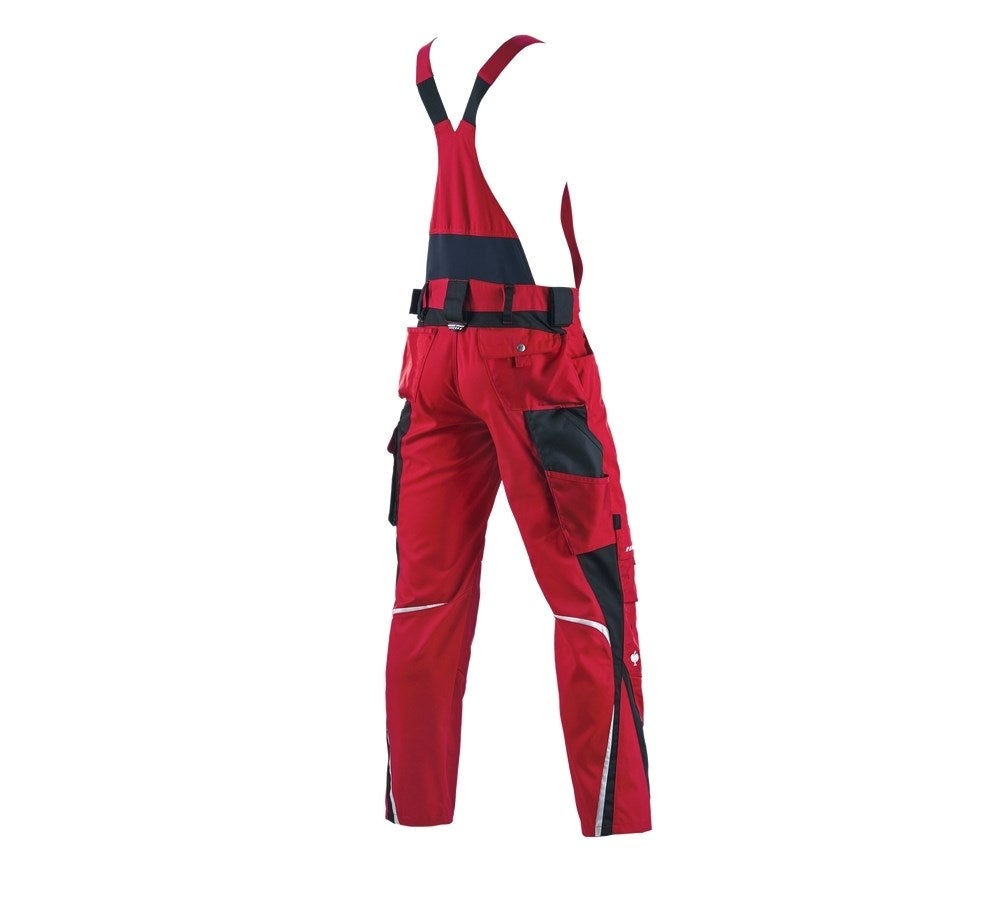 Secondary image Bib & brace e.s.motion red/black