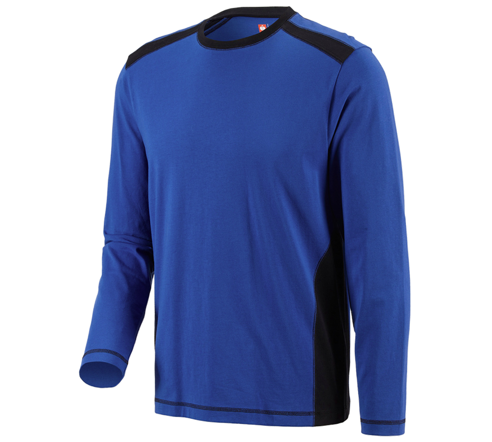 Primary image Long sleeve cotton e.s.active royal/black