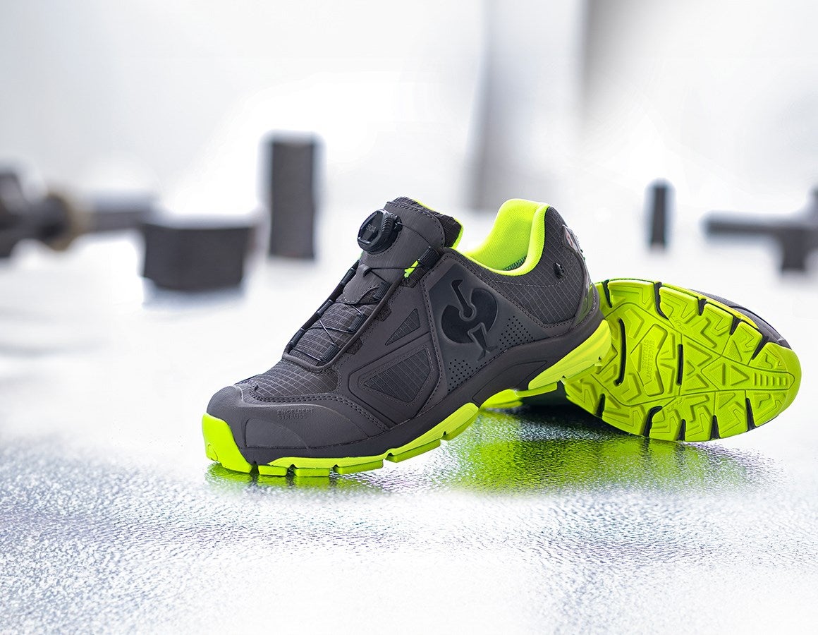 Main action image O2 Work shoes e.s. Minkar II anthracite/high-vis yellow