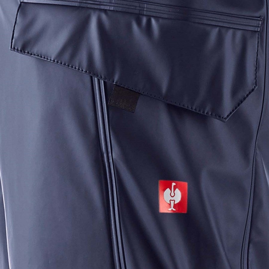 Detailed image Rain trousers e.s.motion 2020 superflex navy/atoll