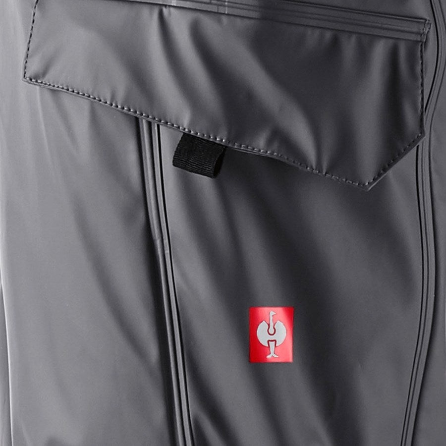 Detailed image Rain trousers e.s.motion 2020 superflex anthracite/platinum