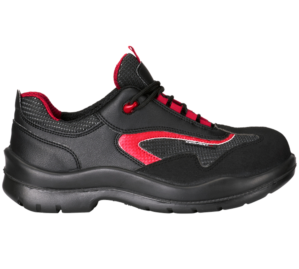 Primary image S1P Safety shoes Comfort12 black/red