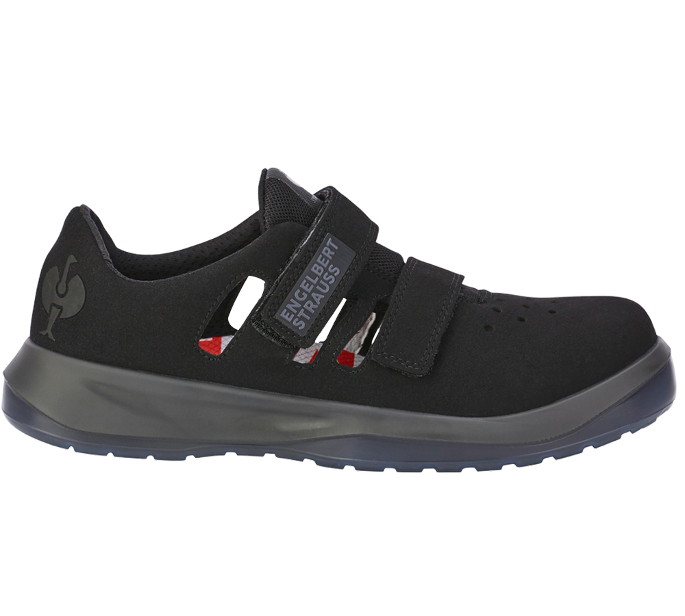 Primary image S1P Safety sandals e.s. Banco black/anthracite