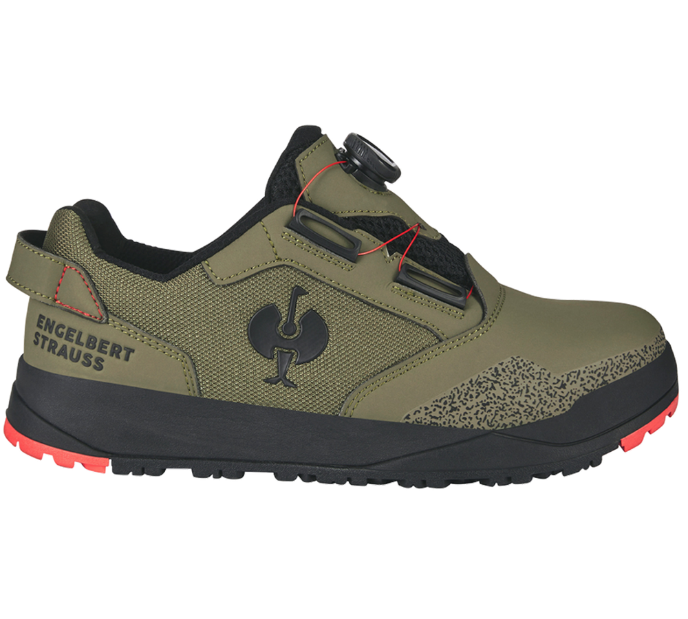 Primary image S1 Safety shoes e.s. Nakuru low stipagreen/solarred