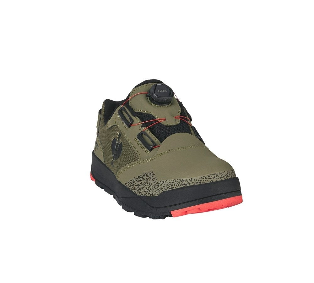 Secondary image S1 Safety shoes e.s. Nakuru low stipagreen/solarred