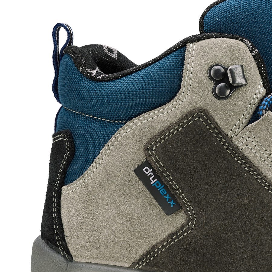 Detailed image S3 Safety boots Oberstdorf grey/navy blue/black