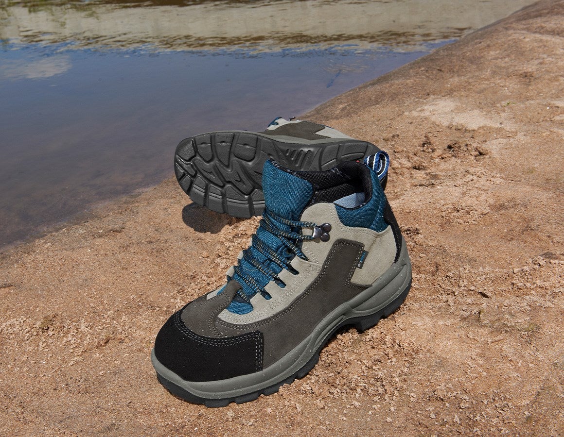 Main action image S3 Safety boots Oberstdorf grey/navy blue/black