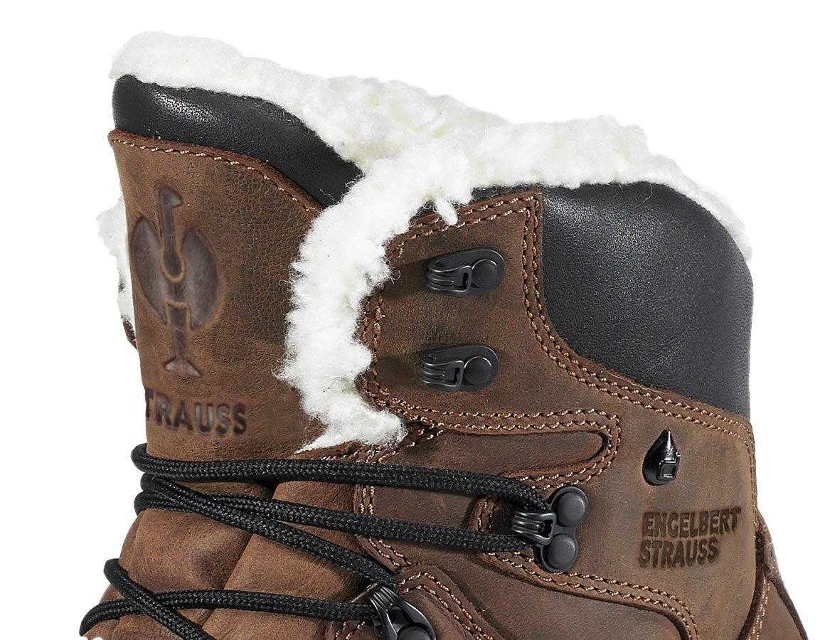 Detailed image S3 Safety boots e.s. Okomu mid brown