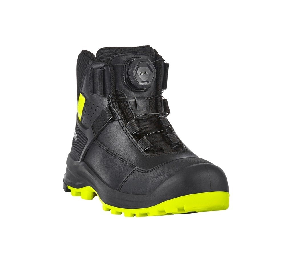 Secondary image S3 Safety boots e.s. Sawato mid black/high-vis yellow