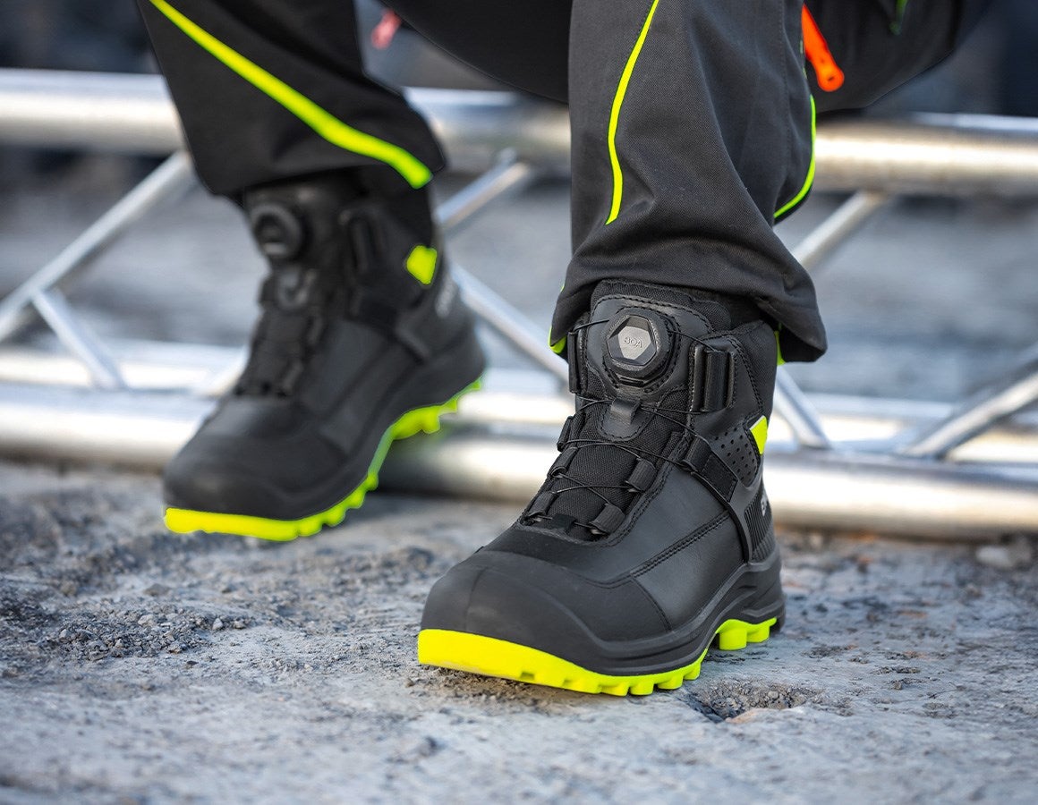Additional image 1 S3 Safety boots e.s. Sawato mid black/high-vis yellow
