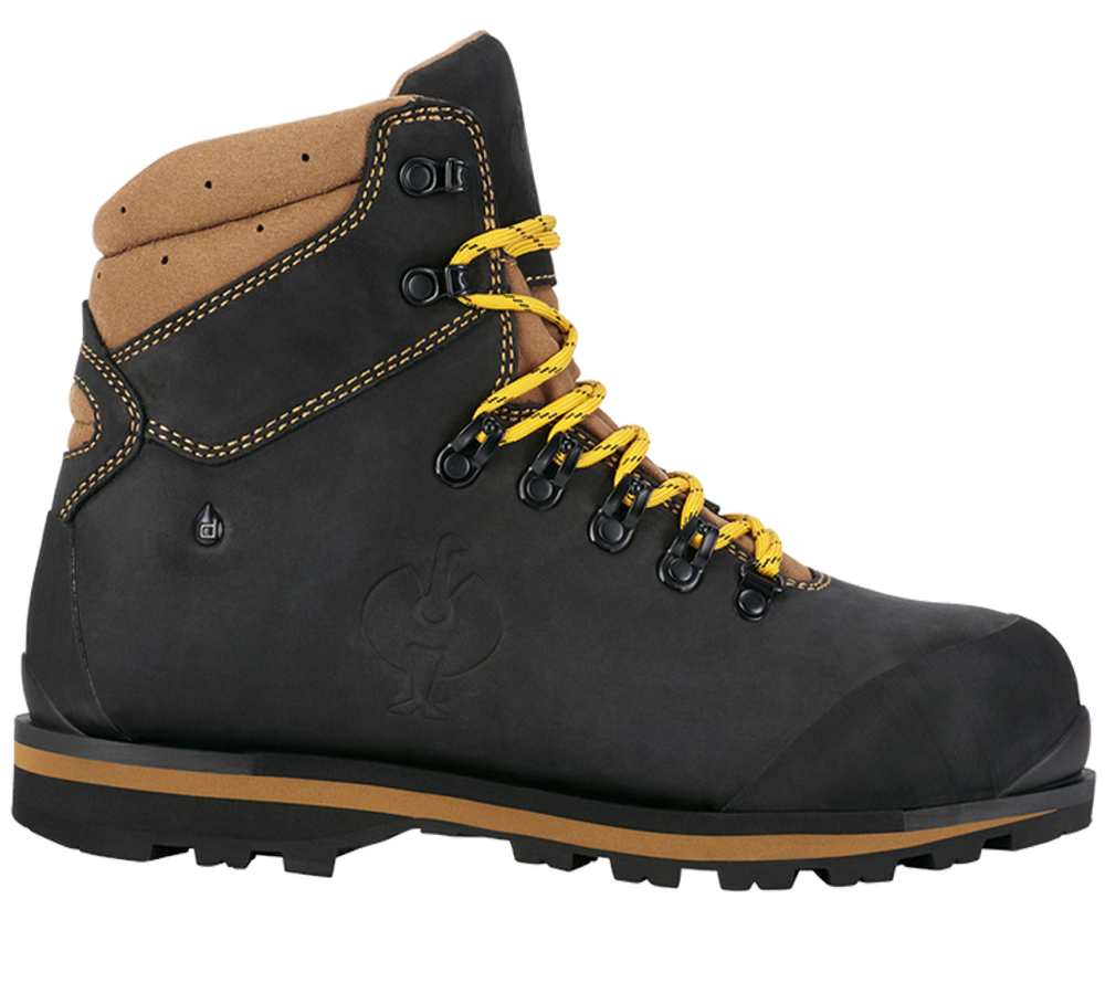 Primary image S7L Safety boots e.s. Alrakis II mid black/walnut/wheat
