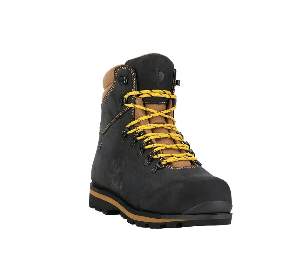 Secondary image S7L Safety boots e.s. Alrakis II mid black/walnut/wheat