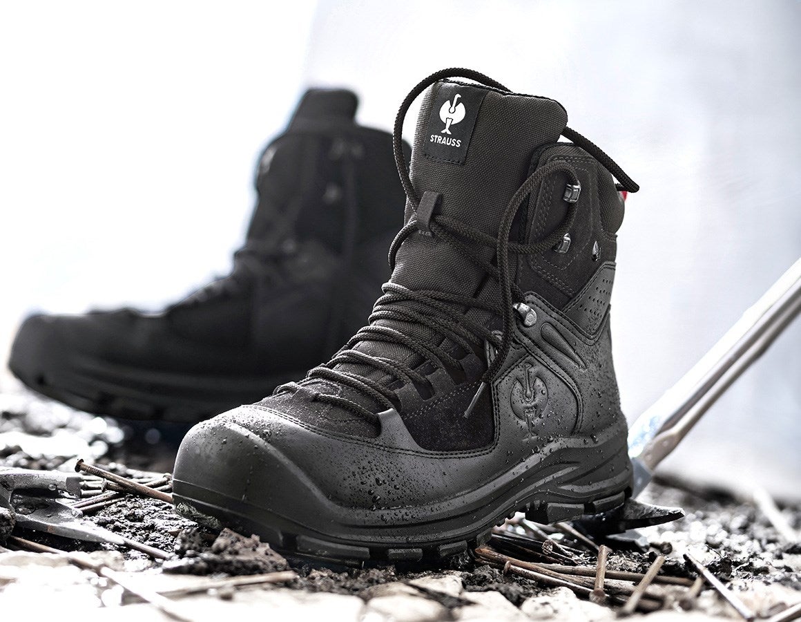 Main action image S7 Safety boots e.s. Passau mid black